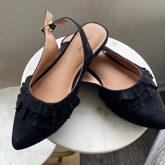 torrid Shoes - Torrid Dress Sling Back Flats 8 Wide Width
